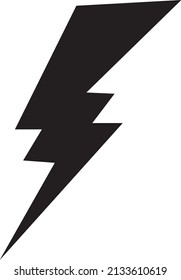 Thunder and Bolt Lighting Flash Iconst. Flat Style on white Background. Vector.eps
