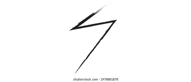 Thunder bolt lighting flash logo . Electric power design element . Vector illustration.