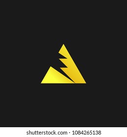 Thunder and bolt lightning flash logo icon template design. Power energy vector illustration