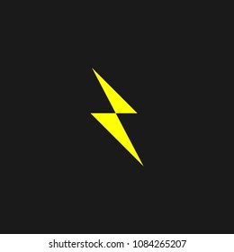 Thunder and bolt lightning flash logo icon template design. Power energy vector illustration