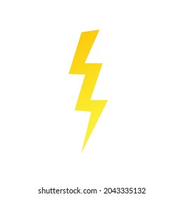 Thunder bolt lightning weather vector