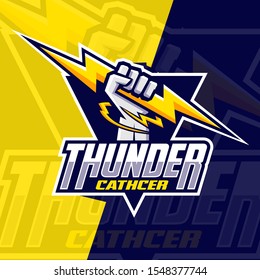 thunder chatcher, lighting  esport logo