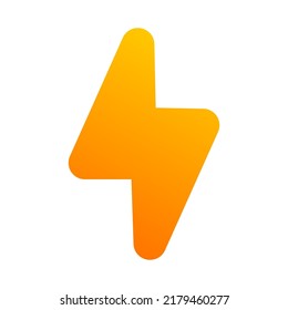 Thunder Cloud with Flat Icon