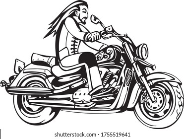 Thunder Cycles - Digital Clipart Vector