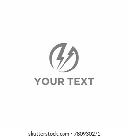 Thunder Electrical Icon Logo Vector