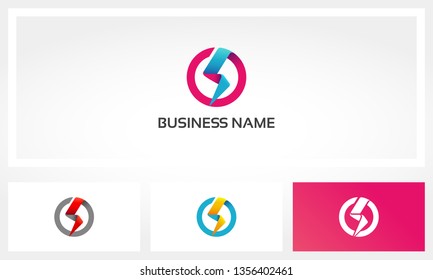 Thunder Flash Bolt Lightning logo