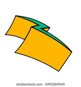 Thunder handgezeichnete Farbe Vektorillustration