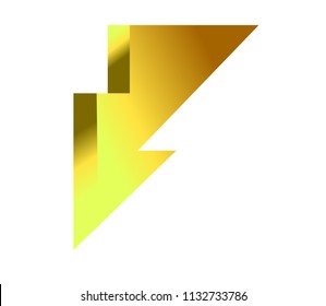 thunder high voltage symbol warning sign