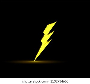 thunder high voltage symbol warning sign