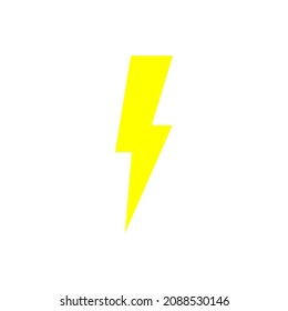 Thunder icon design template vector isolated illustration