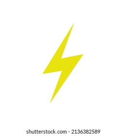 Thunder icon design template vector