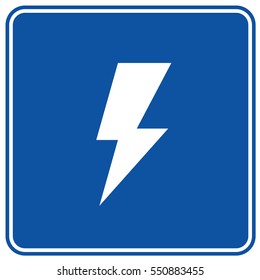 Thunder icon design,clean vector