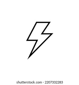 thunder icon vector design templates 