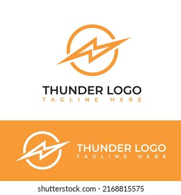 Thunder Icon Vector Electrical Logo Design Stock Vector (Royalty Free ...