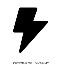 Illustration zum Design von Thunder-Symbolen mit Vektorsymbol