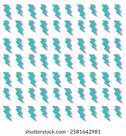 thunder illustration image with shadow