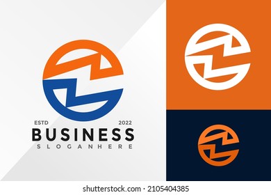 Design-Vektorgrafik-Vorlage für Donner-Letter C-Elektrisches Logo