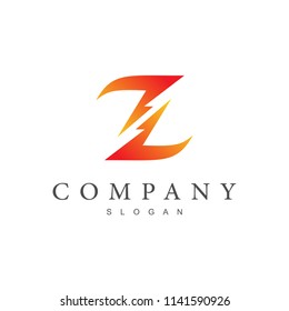 Thunder Letter Z Logo
