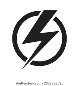 Leuchtturm-Vektorgrafik, Elektrischer Power-Vektorgrafik, Energy-Bolt-Symbol, Blitz-Lichtzeichen, Donner-Strike, Spannung, Power-Design-Elemente-Vektorgrafik