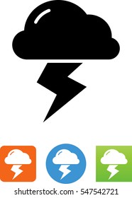 Thunder And Lightning Icon 