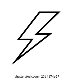 Thunder Lightning Carga eléctrica Electricidad Electricidad Icono Electrificado Signo Emblema Insignia Vector adhesivo EPS PNG Transparente Sin Fondo Clip Art Vector EPS PNG 