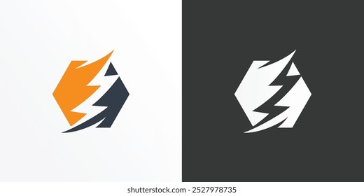 thunder logo design vector template. Thunder Electric Ligthning Bolt Logo.