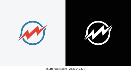 thunder logo design vector template. Thunder Electric Ligthning Bolt Logo.