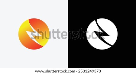 thunder logo design vector template. Thunder Electric Ligthning Bolt Logo.