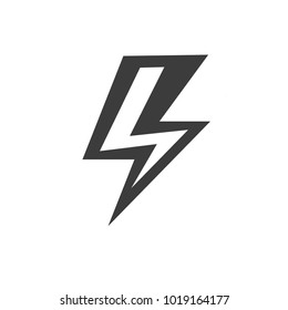 thunder logo vector 