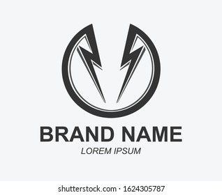 Thunder Logo Vector. eps format