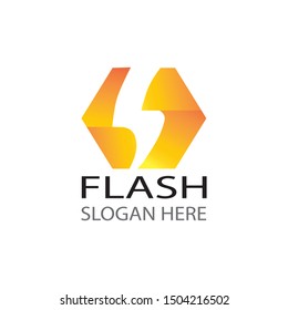 thunder logo vector ilustration DESIGN