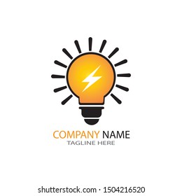 thunder logo vector ilustration DESIGN