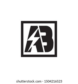 thunder logo vector ilustration DESIGN