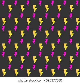 Thunder pattern. Minimalistic geometric pattern. Seamless pattern. Background texture