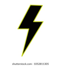 thunder ray isolated icon