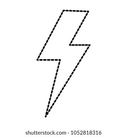 thunder ray isolated icon