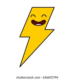 thunder ray kawaii character