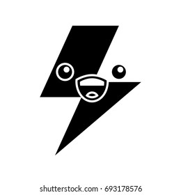 thunder ray kawaii character