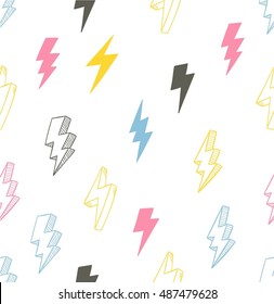 Thunder seamless pattern