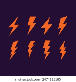 Thunder set retro with color full 