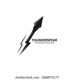 plantilla de diseño de ilustración de vector de icono de thunder