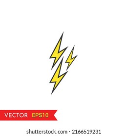 Thunder stone button icon vector