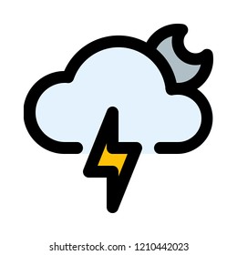 thunder stormy night