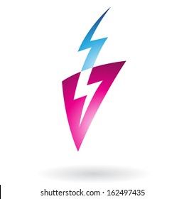 Thunder Strike Abstract Icon