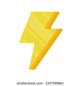 thunder symbol. logo design.