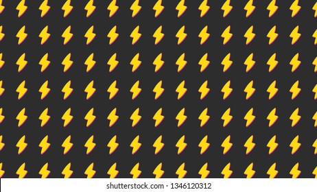 Thunder symbol pattern vector. wallpaper. background.