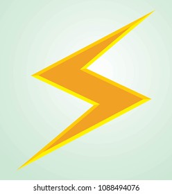 thunder vector icon