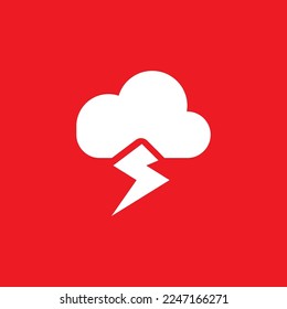 Icono de clima delgado, plantilla de recursos gráficos, ilustración vectorial.