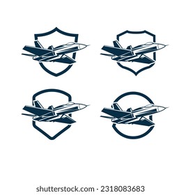 thunder wings, an illustration of logo design