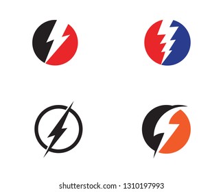 Thunderbolt flash lightning logo